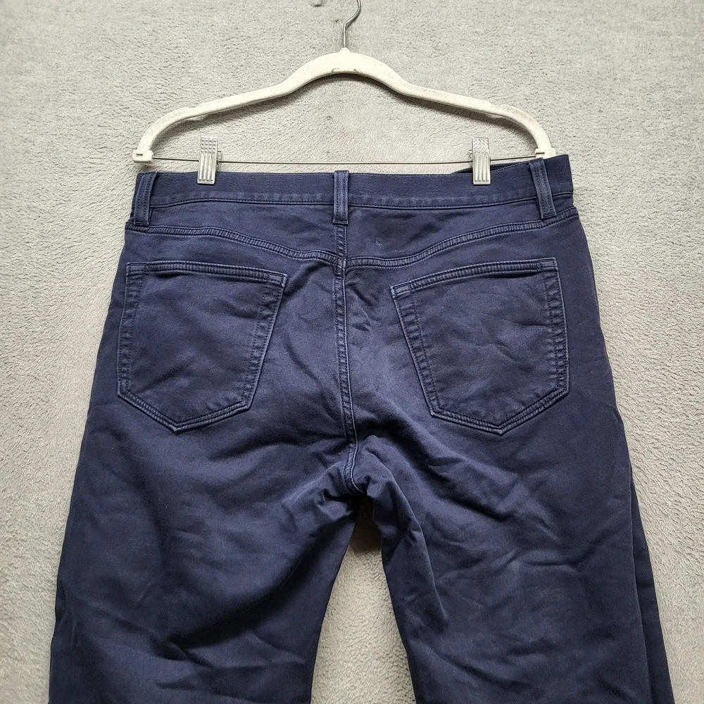 Banana Republic Men Pants 33X32 Navy Chino Twill The Traveler Slim 31